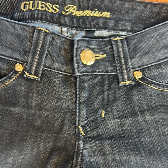 GUESS PREMIUM DAREDEVIL BOOTCUT GRAY JEANS IN SIZE 26 - Picture 4 of 10